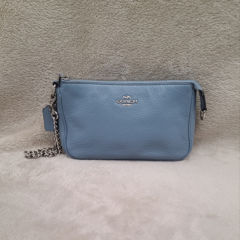 Coach wristlet blue
